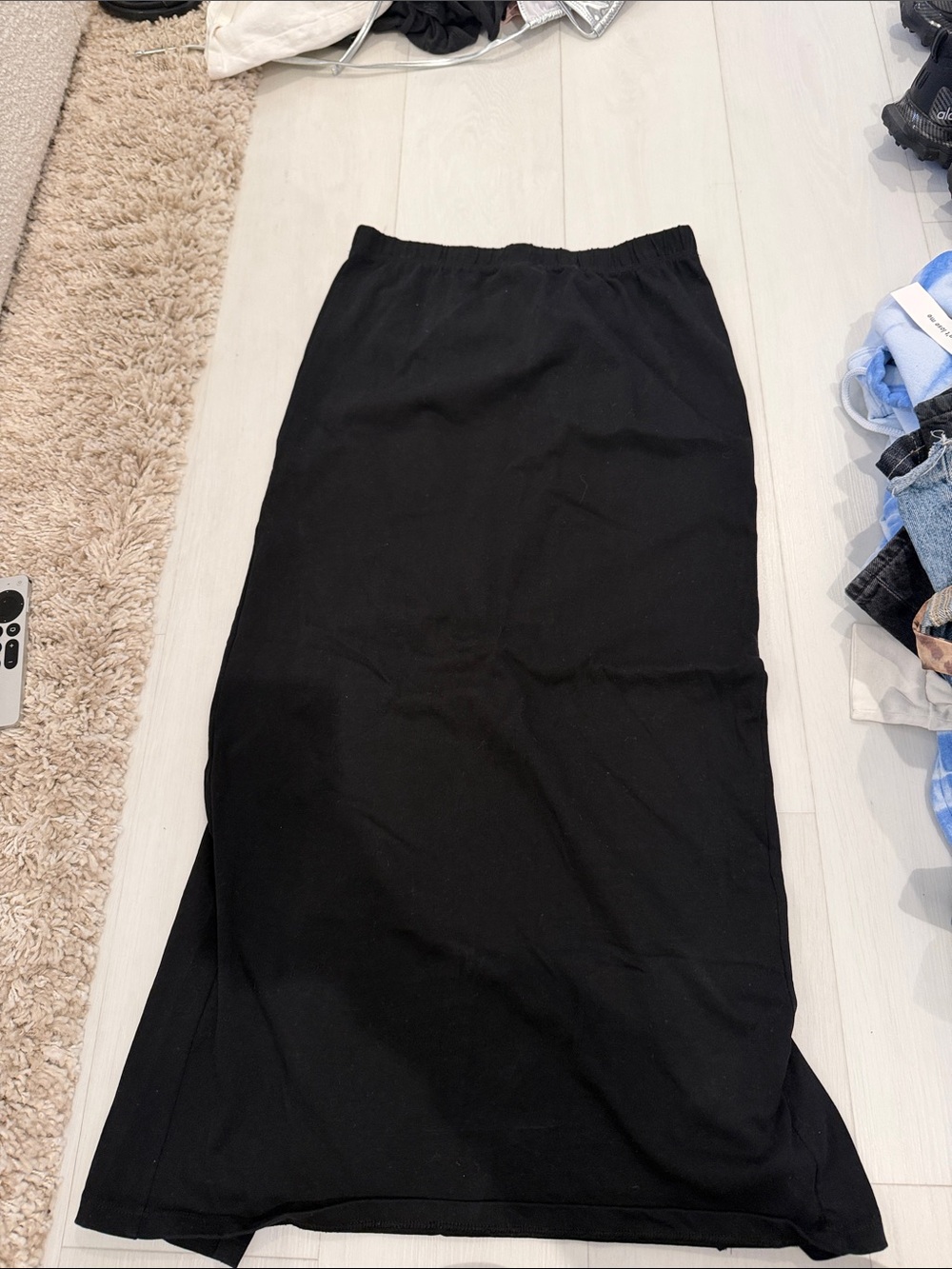 Zara Black Women’s Midi Skirt - Classic Elastic Waist